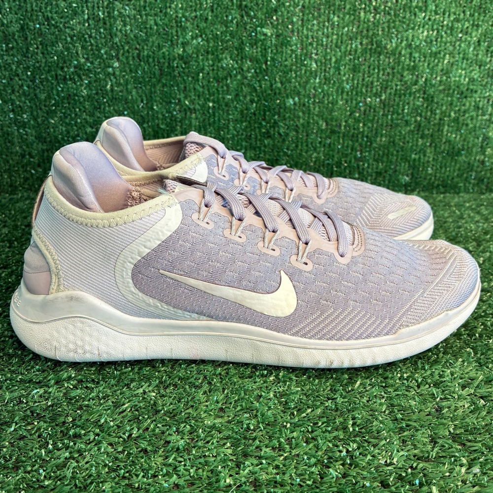 Nike Free RN 2018 942837-600 Knit Athletic Running Sneakers Lavender Womens Sz 9